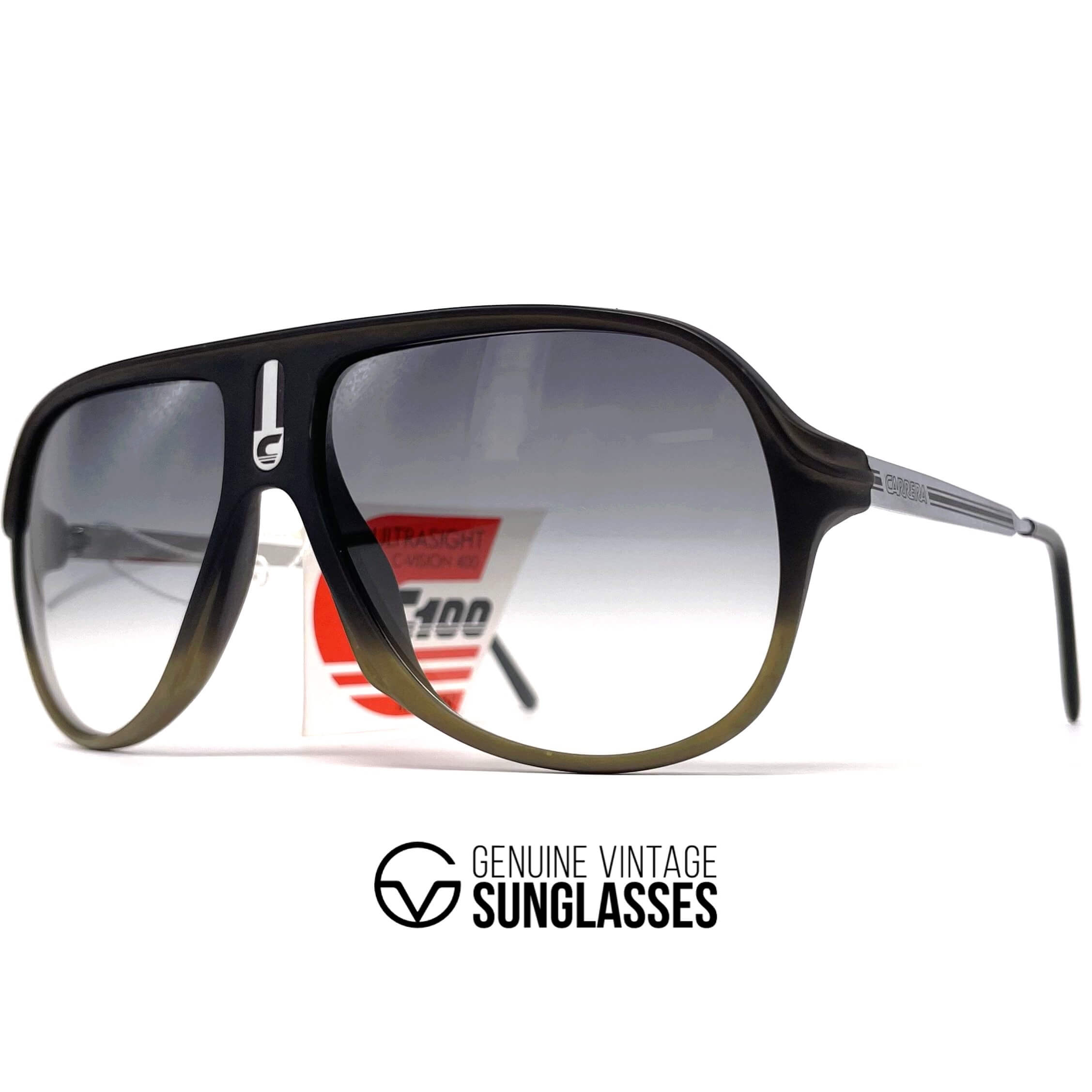 Vintage CARRERA 5547 rare XL aviator sunglasses