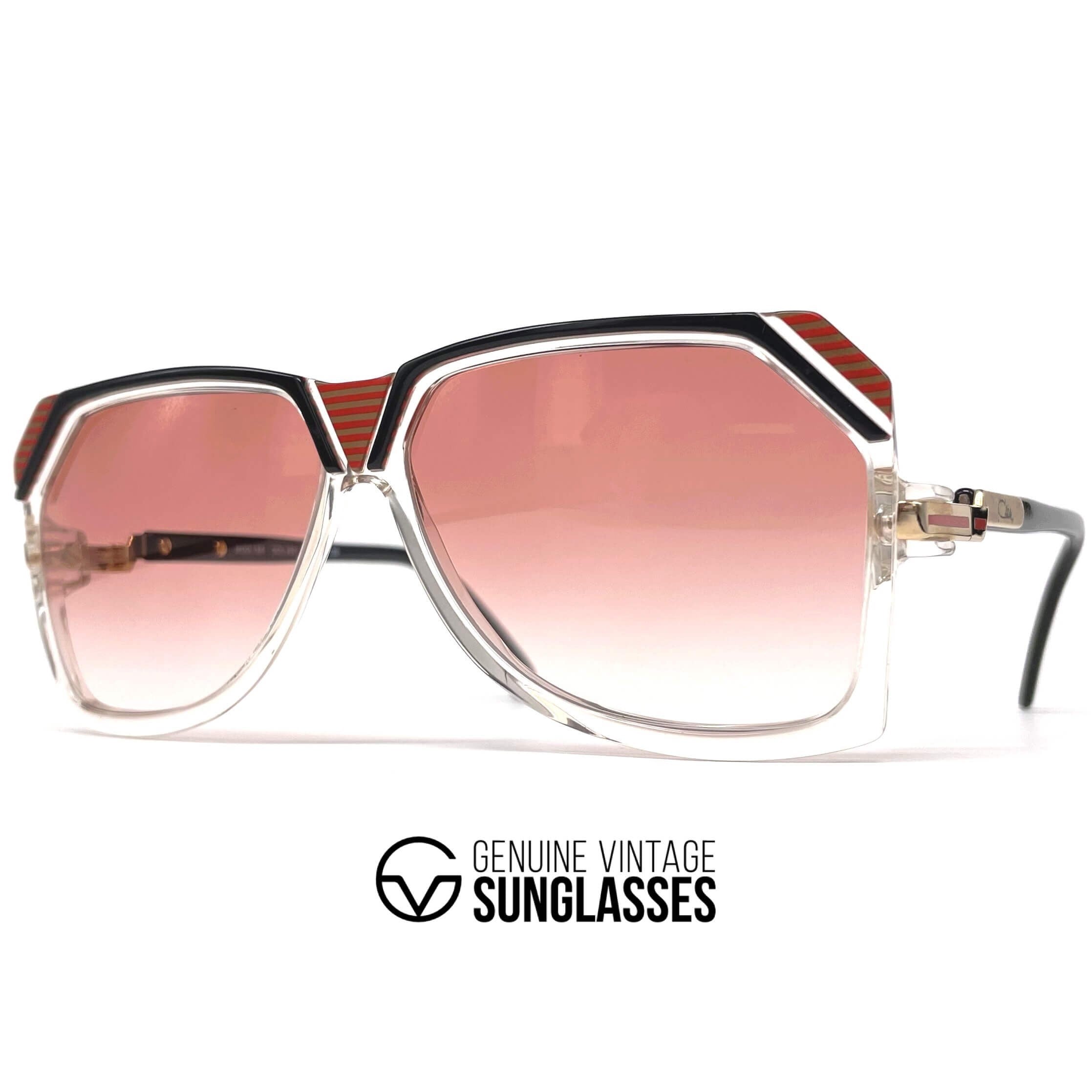 Vintage CAZAL 186 futuristic red sunglasses