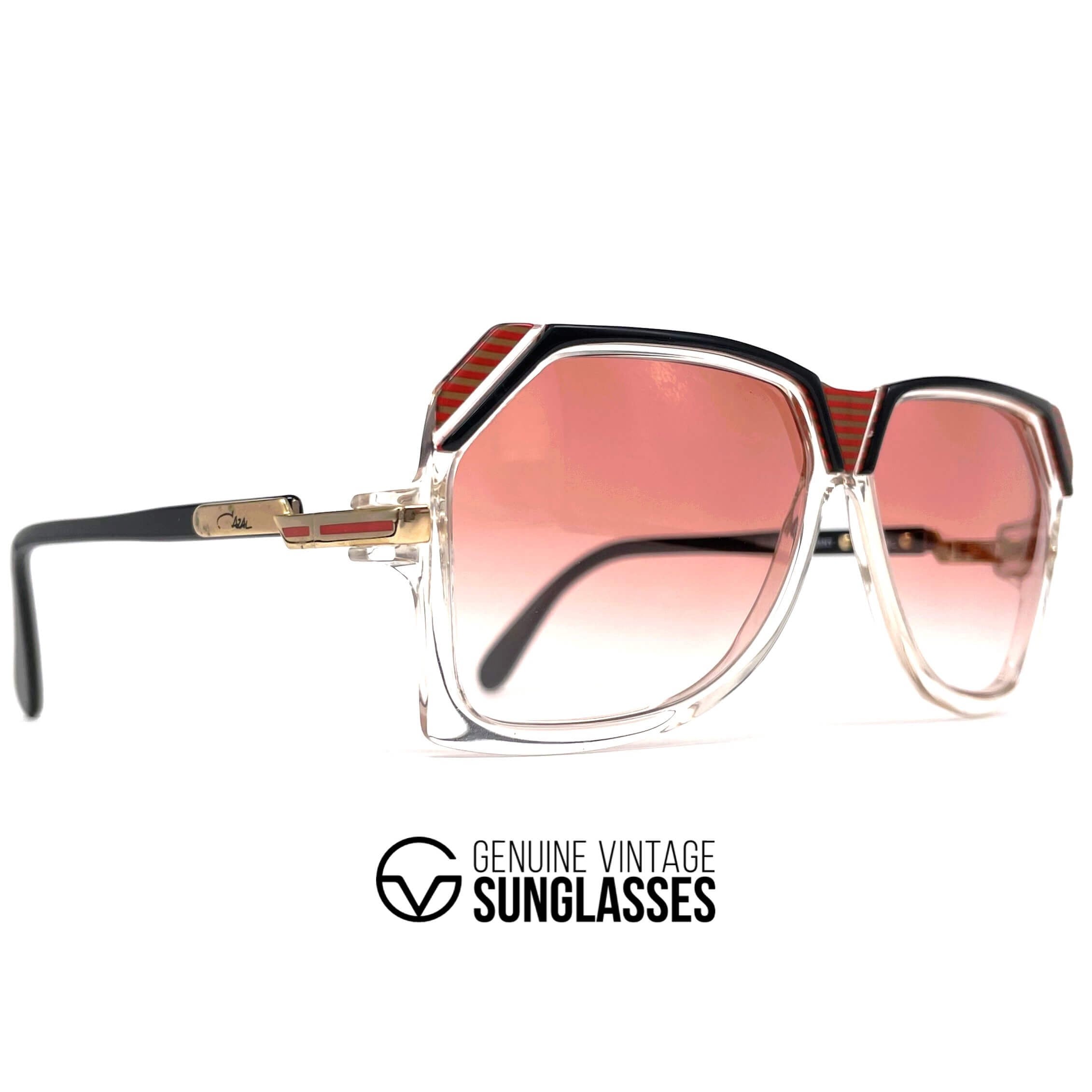Vintage CAZAL 186 futuristic red sunglasses