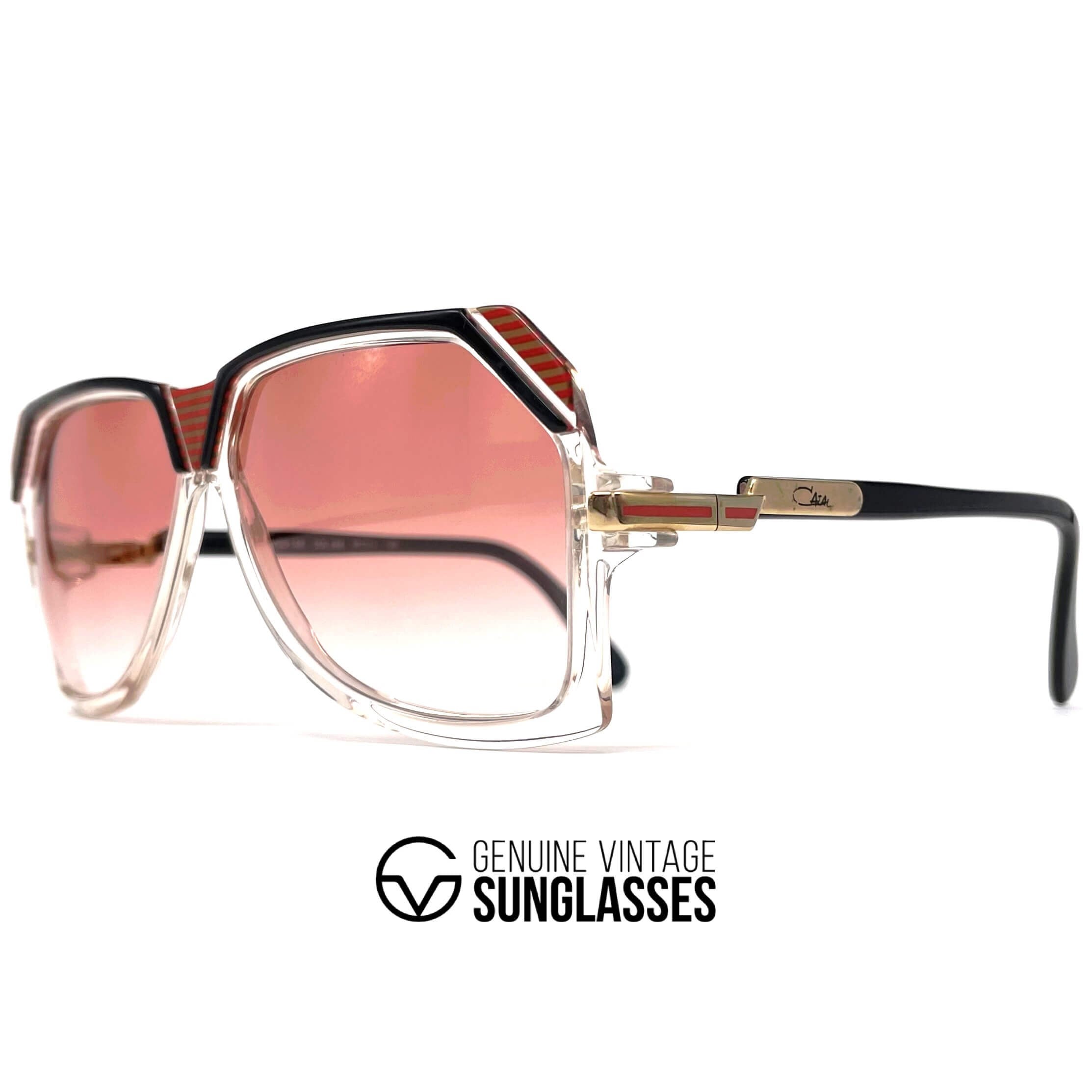 Vintage CAZAL 186 futuristic red sunglasses