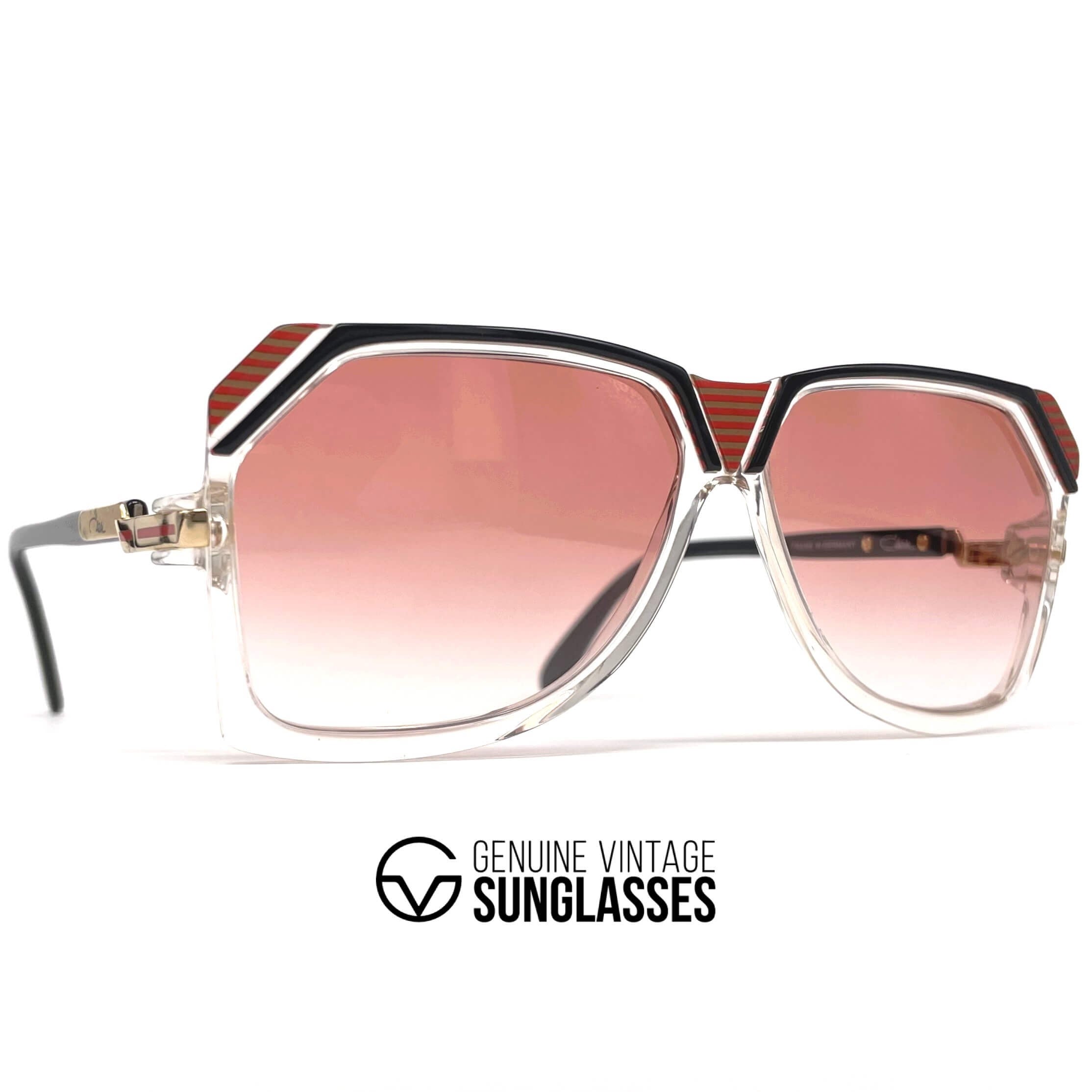 Vintage CAZAL 186 futuristic red sunglasses