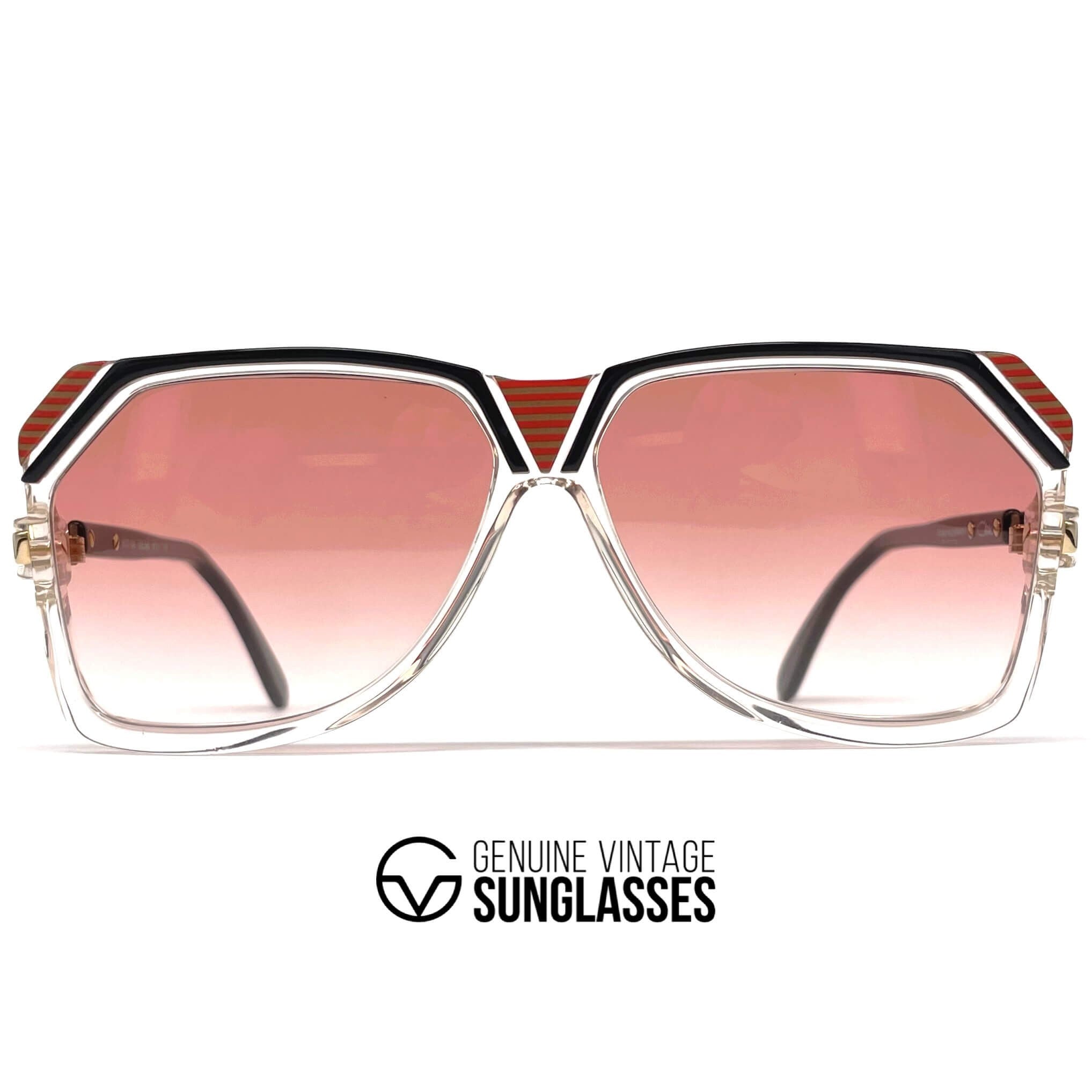 Vintage CAZAL 186 futuristic red sunglasses