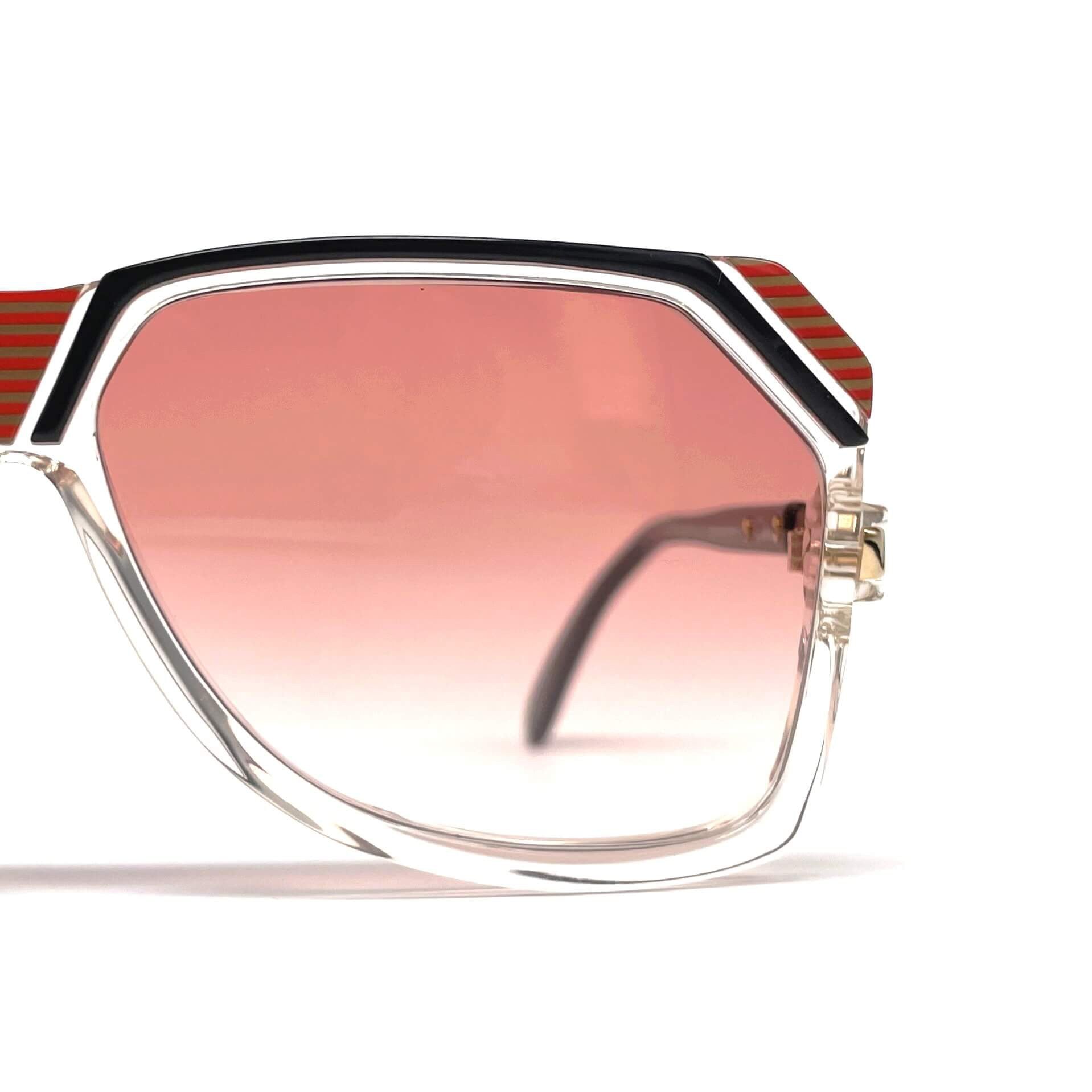 Vintage CAZAL 186 futuristic red sunglasses