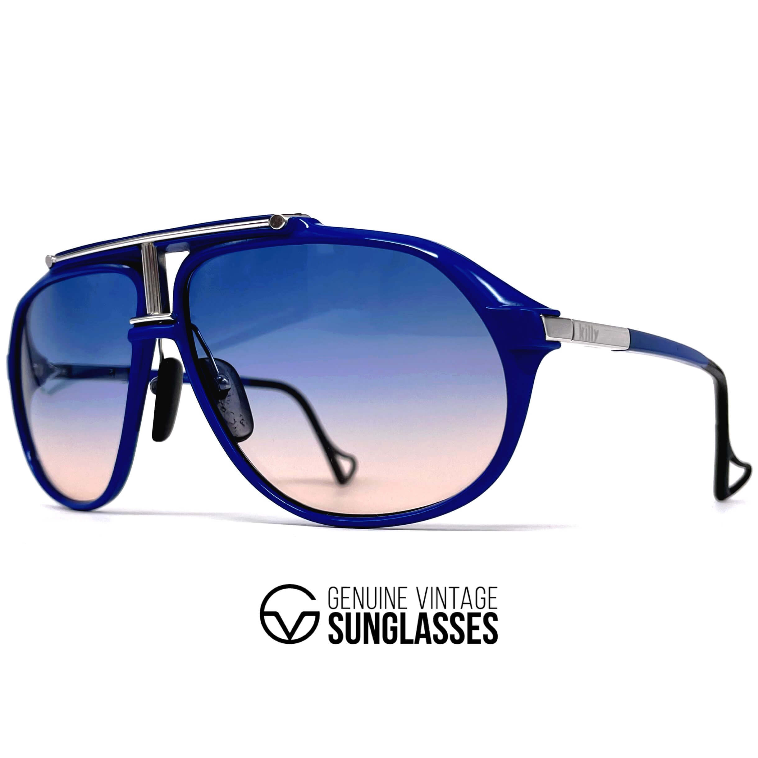 Vintage KILLY 469 rare carbon fiber aviator sunglasses