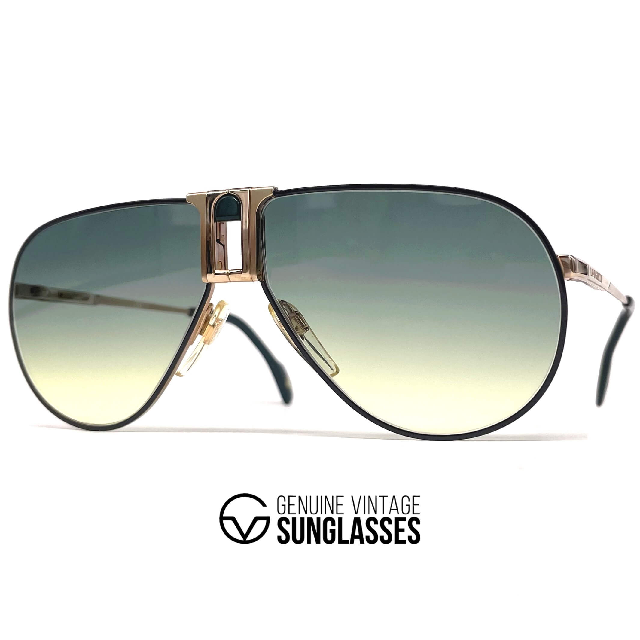 Vintage LONGINES 0154 METZLER rare designer aviator sunglasses