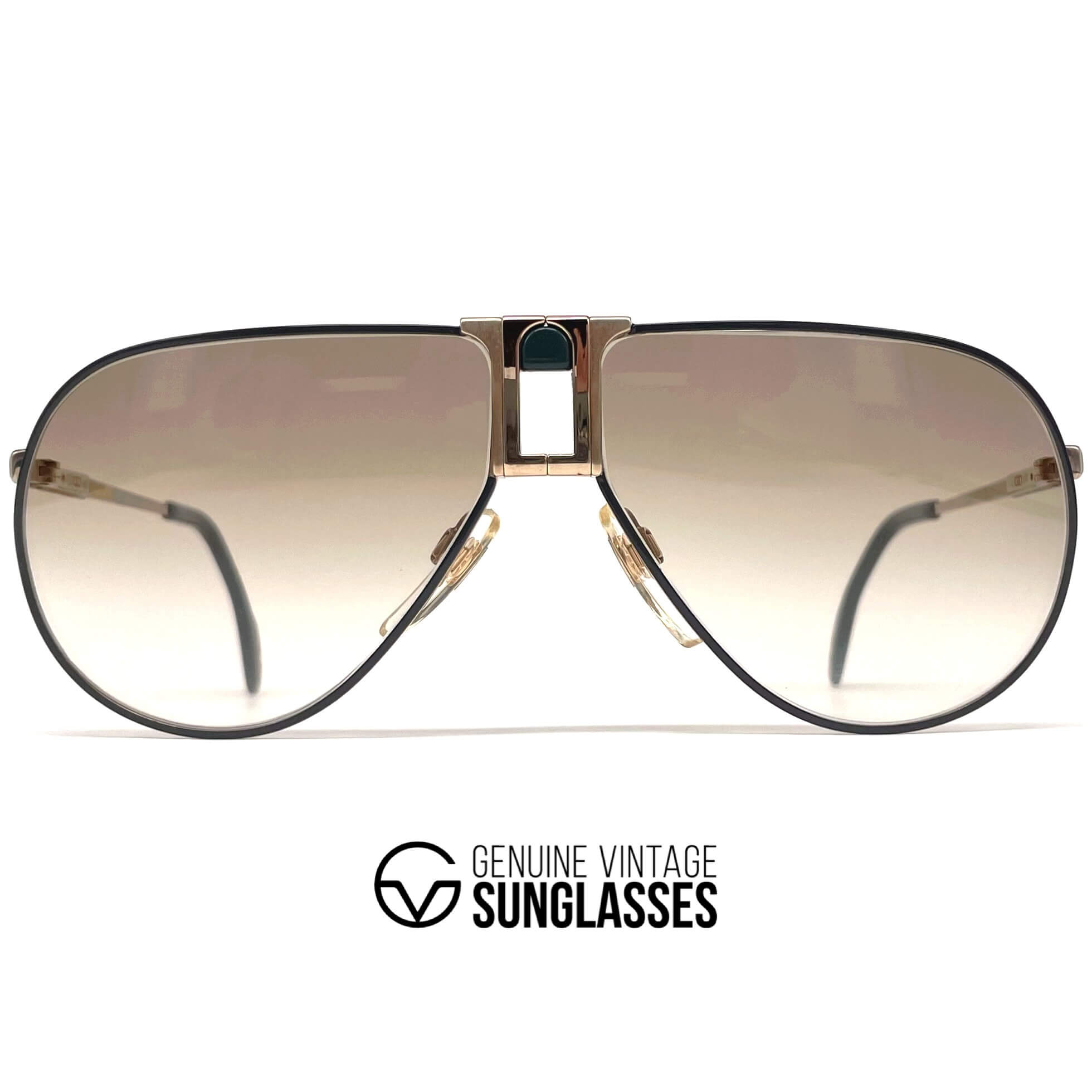 Vintage LONGINES 0154 METZLER rare designer aviator sunglasses