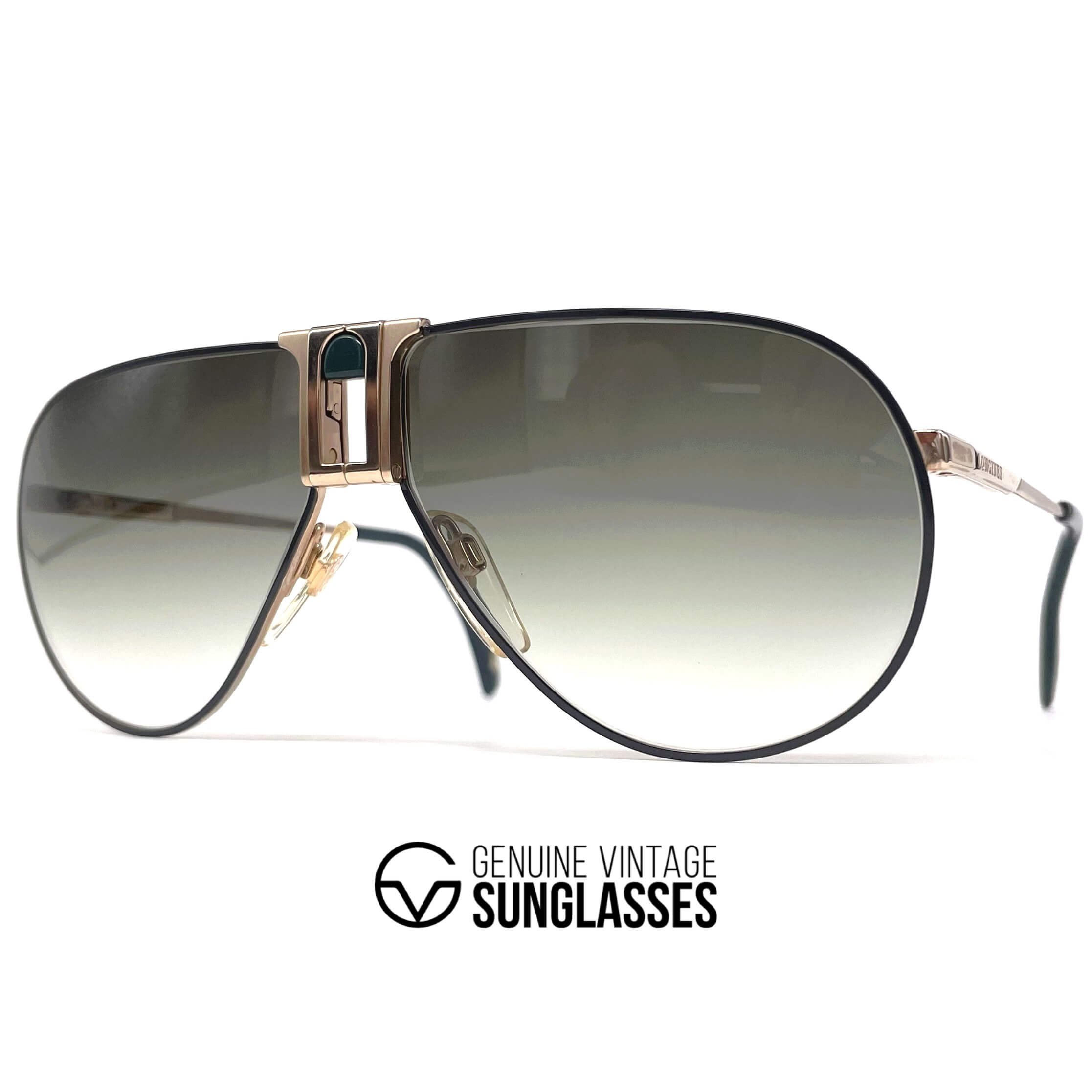 Vintage LONGINES 0154 METZLER rare designer aviator sunglasses