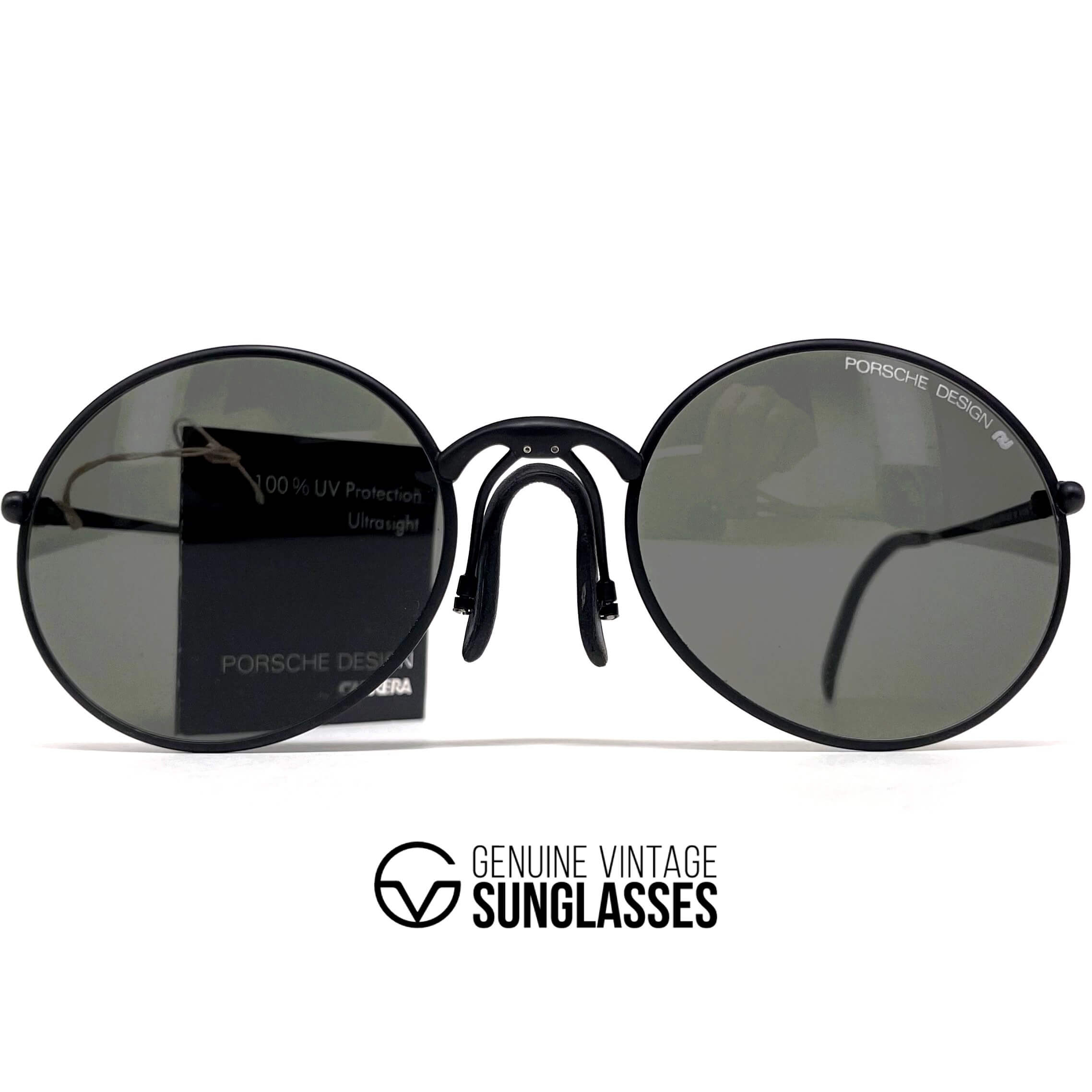 Vintage PORSCHE DESIGN by CARRERA 5658 black sunglasses