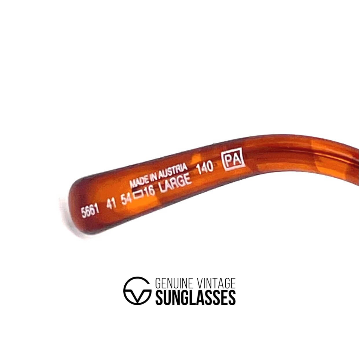 Vintage PORSCHE DESIGN by CARRERA 5661 gold rimless sunglasses