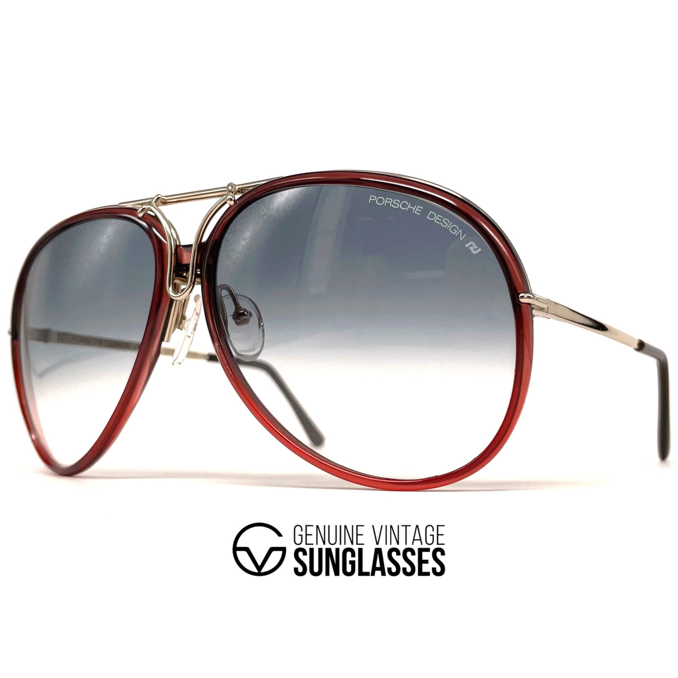 Vintage PORSCHE DESIGN by CARRERA 5632 grey designer sunglasses
