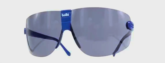 Vintage BOLLE Contour blue XXL sports sunglasses
