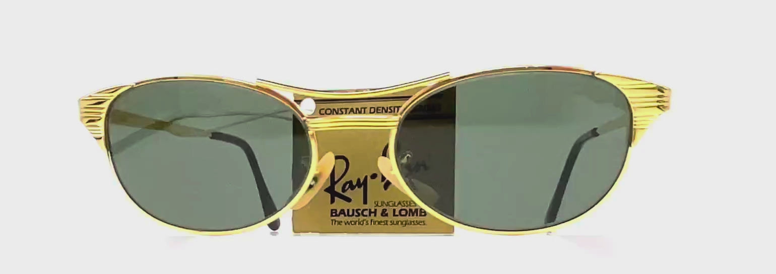 Vintage RAY-BAN Signet W1394 gold sunglasses