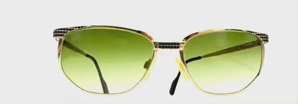 Vintage ALPINA Conte gold sunglasses