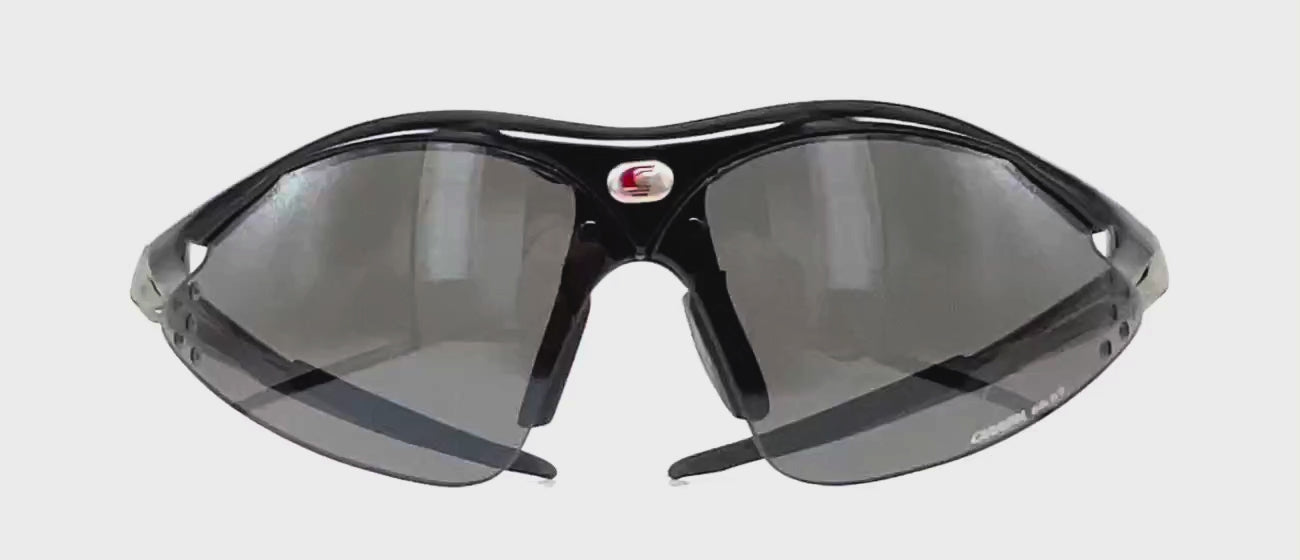 Vintage CARRERA 4897 extravagant black sports sunglasses