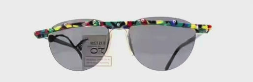 Vintage METZLER 5821 See You rimless designer sunglasses