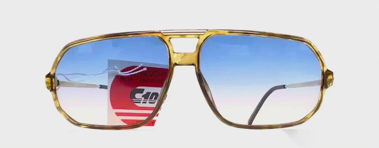 Vintage CARRERA 5311 tortoise designer aviator medium sunglasses