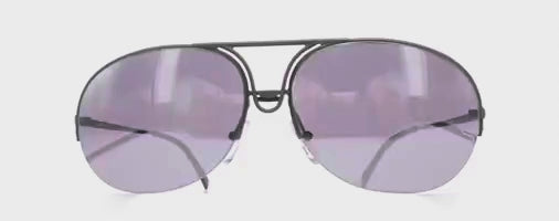 Vintage PORSCHE DESIGN by CARRERA 5627 aviator rimless sunglasses