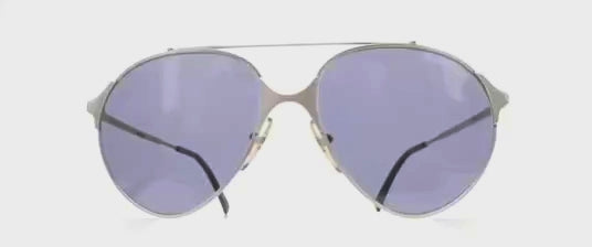Vintage BOEING by CARRERA 5710 titanium aviator sunglasses