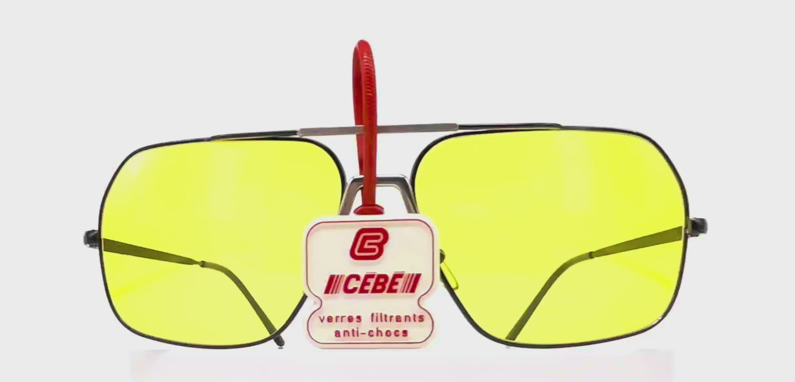 Vintage CEBE 270 kalichrome aviator designer sunglasses