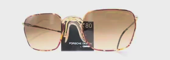 Vintage PORSCHE DESIGN by CARRERA 5641 square designer sunglasses