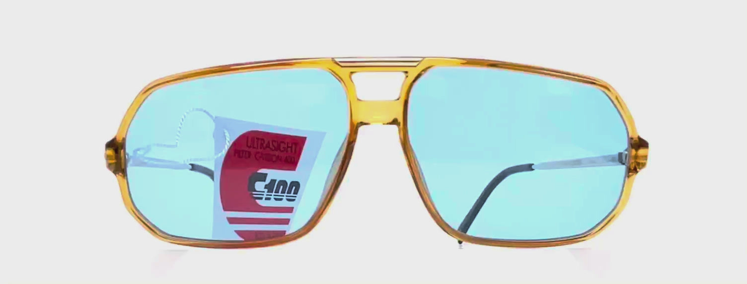 Vintage CARRERA 5311 crystal designer aviator medium sunglasses