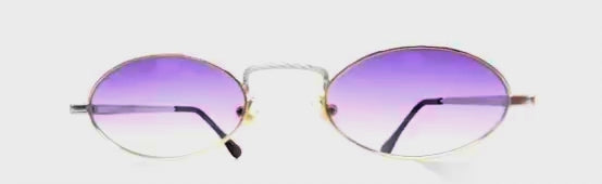 Vintage TIFFANY TJ23 gold plated platinum sunglasses
