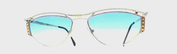 Vintage TIFFANY T616 gold plated sunglasses