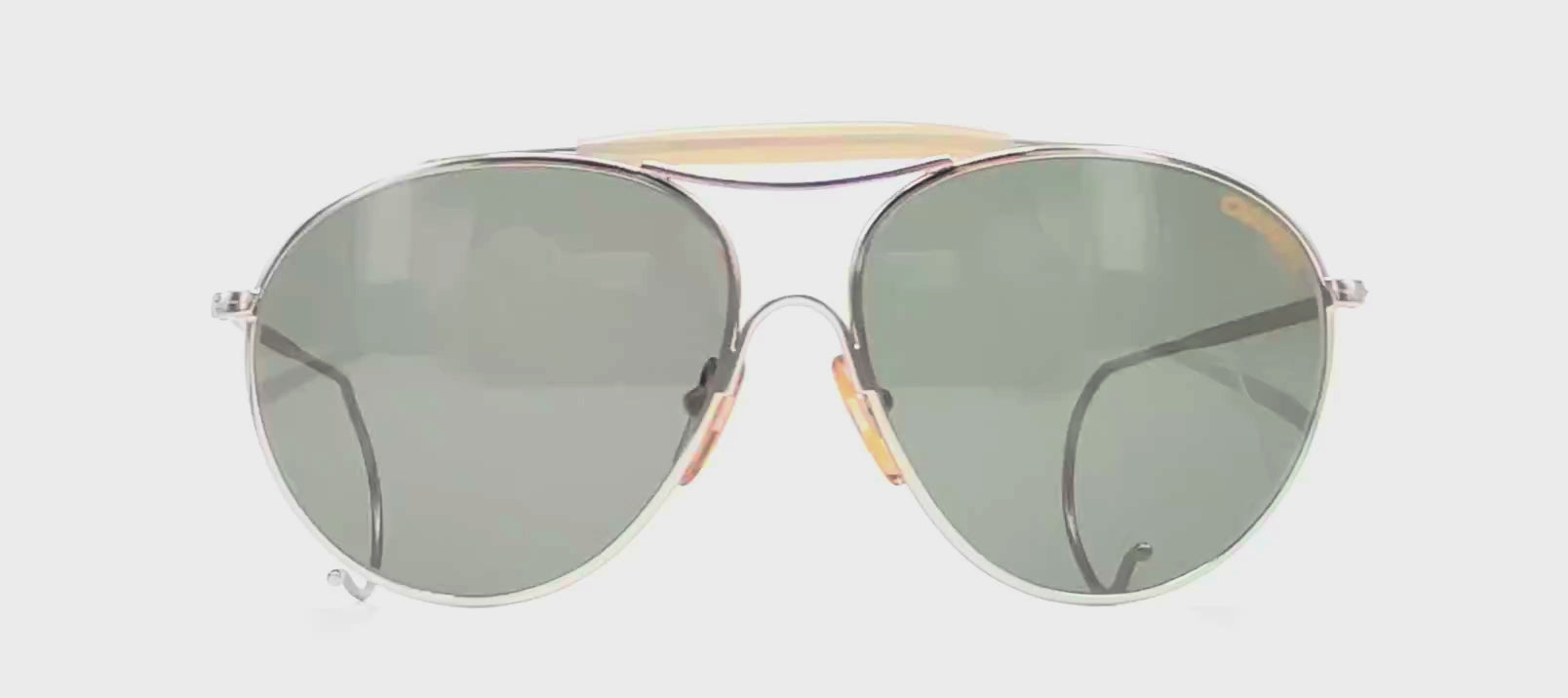 Vintage CARRERA 4818 silver sports sunglasses
