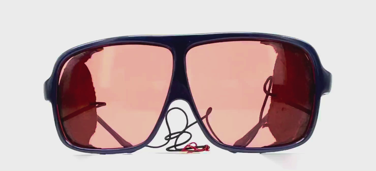 Vintage VUARNET POUILLOUX 600 Skivitt red glacier sports sunglasses