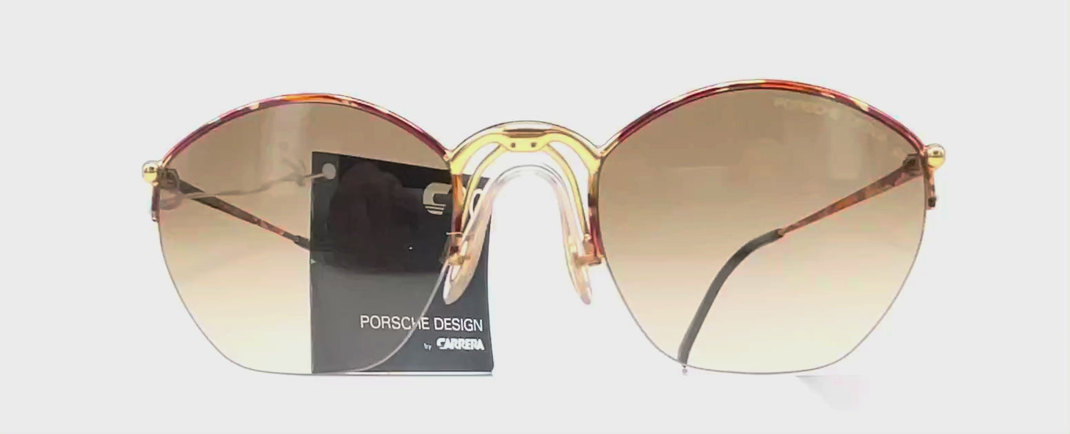 Vintage PORSCHE DESIGN by CARRERA 5645 rimless sunglasses