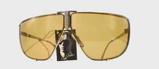 Vintage BORIS BECKER 4804A gold aviator sunglasses