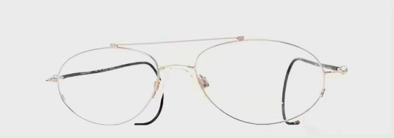 Vintage ALPINA Sport 2 gold glasses frames