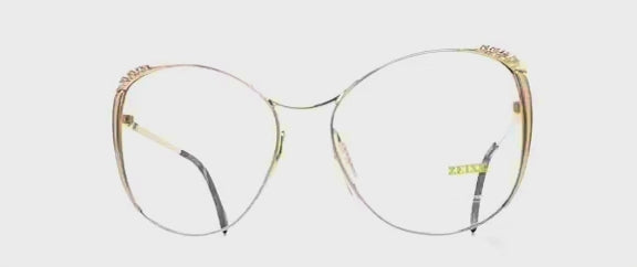 Vintage ZEISS 6472 gold glasses frames