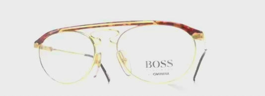 Vintage CARRERA 5119 by BOSS havana gold designer glasses frames