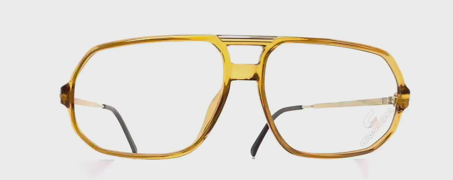 Vintage CARRERA 5311 crystal designer aviator large glasses frames