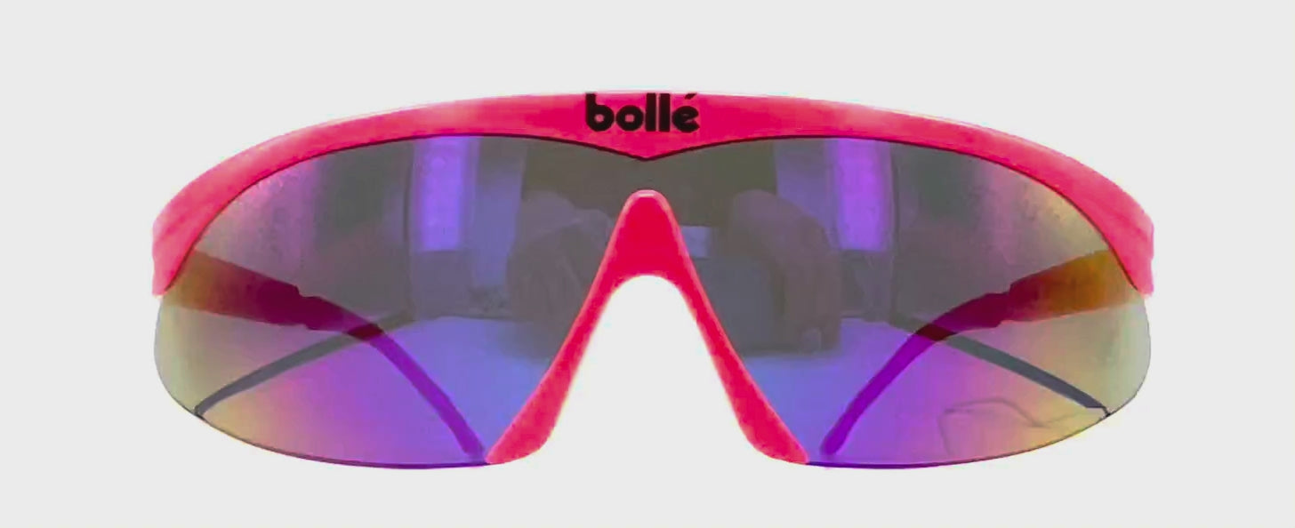 Vintage BOLLE Microedge sports shield sunglasses