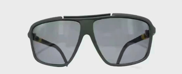 Vintage CAMEL Trophy grey aviator sunglasses