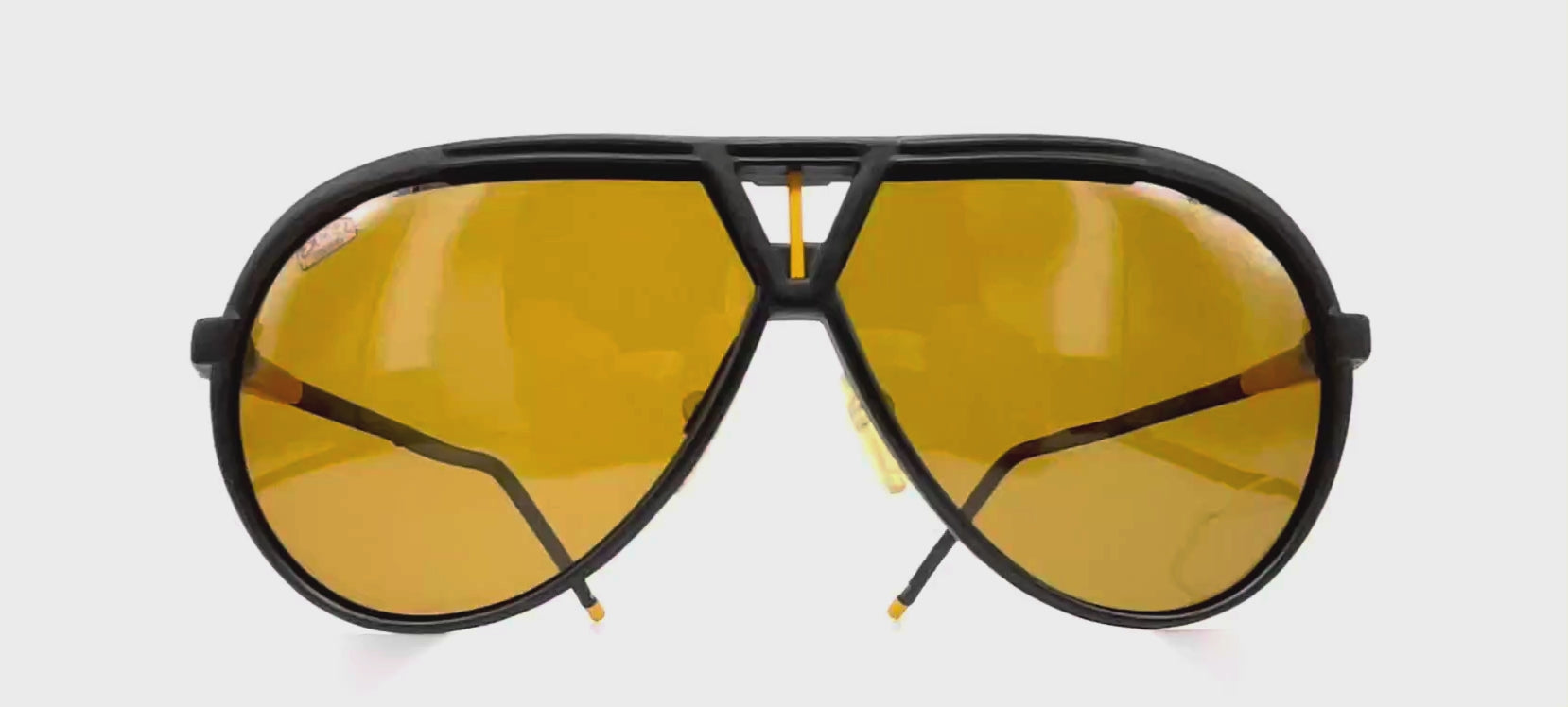 Vintage CAMEL Trophy black aviator sunglasses