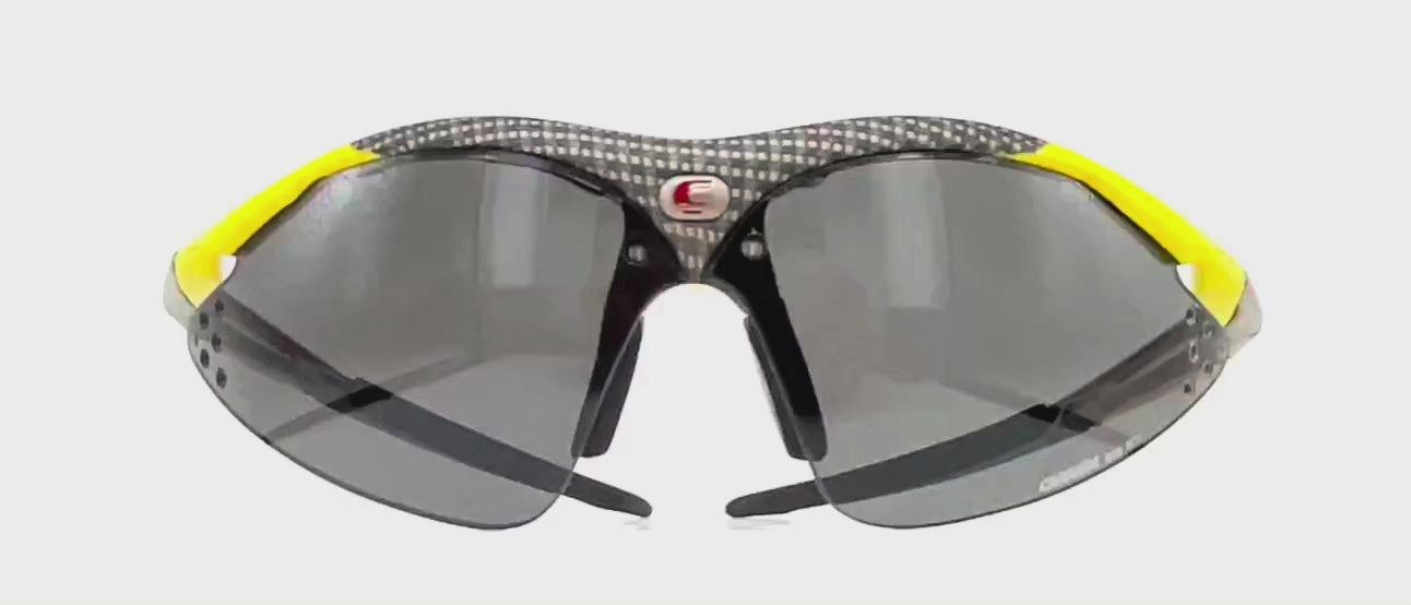 Vintage CARRERA 4896 Titan yellow carbon sports sunglasses