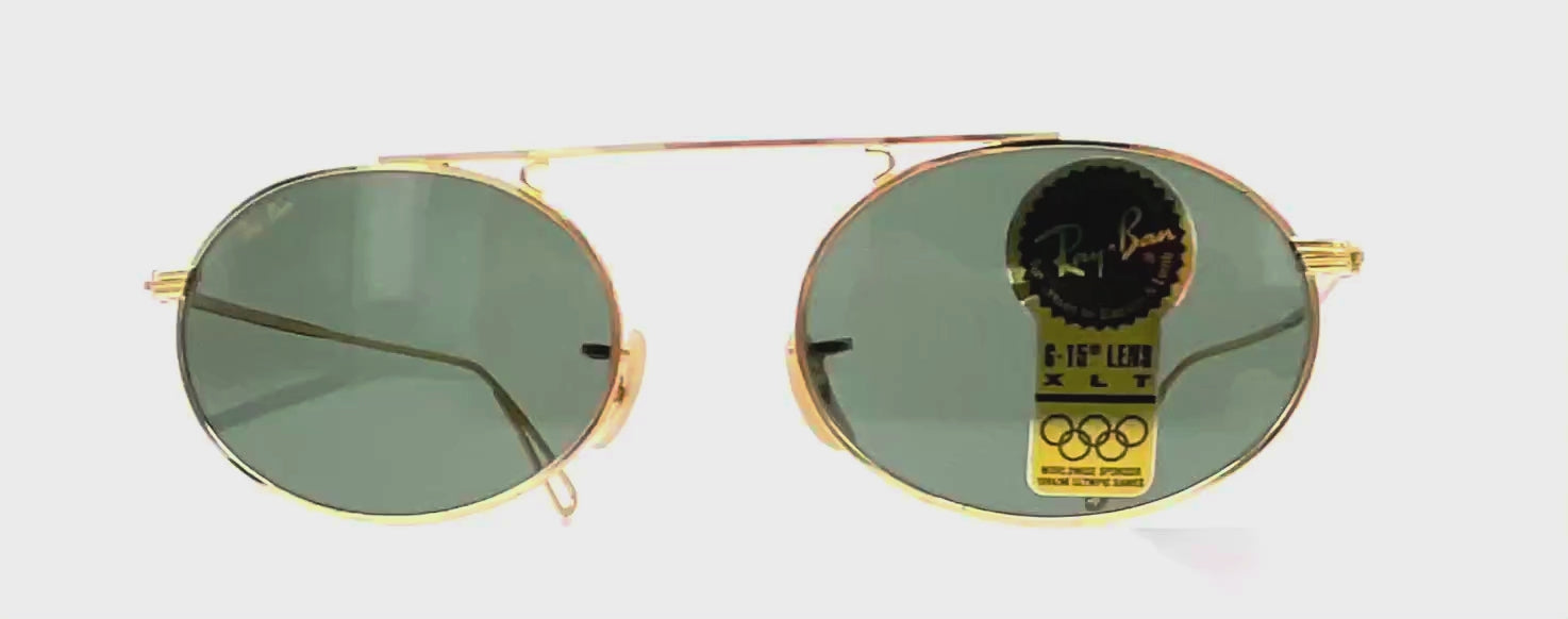 Vintage RAY-BAN W1696 gold designer sunglasses