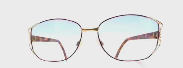 Vintage YVES SAINT LAURENT 4028 gold sunglasses