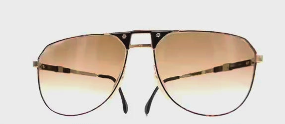 Vintage ZEISS 9982 gold aviator XXL sunglasses