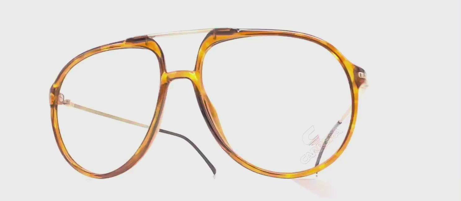 Vintage CARRERA 5327 tortoise shell XL designer glasses frames