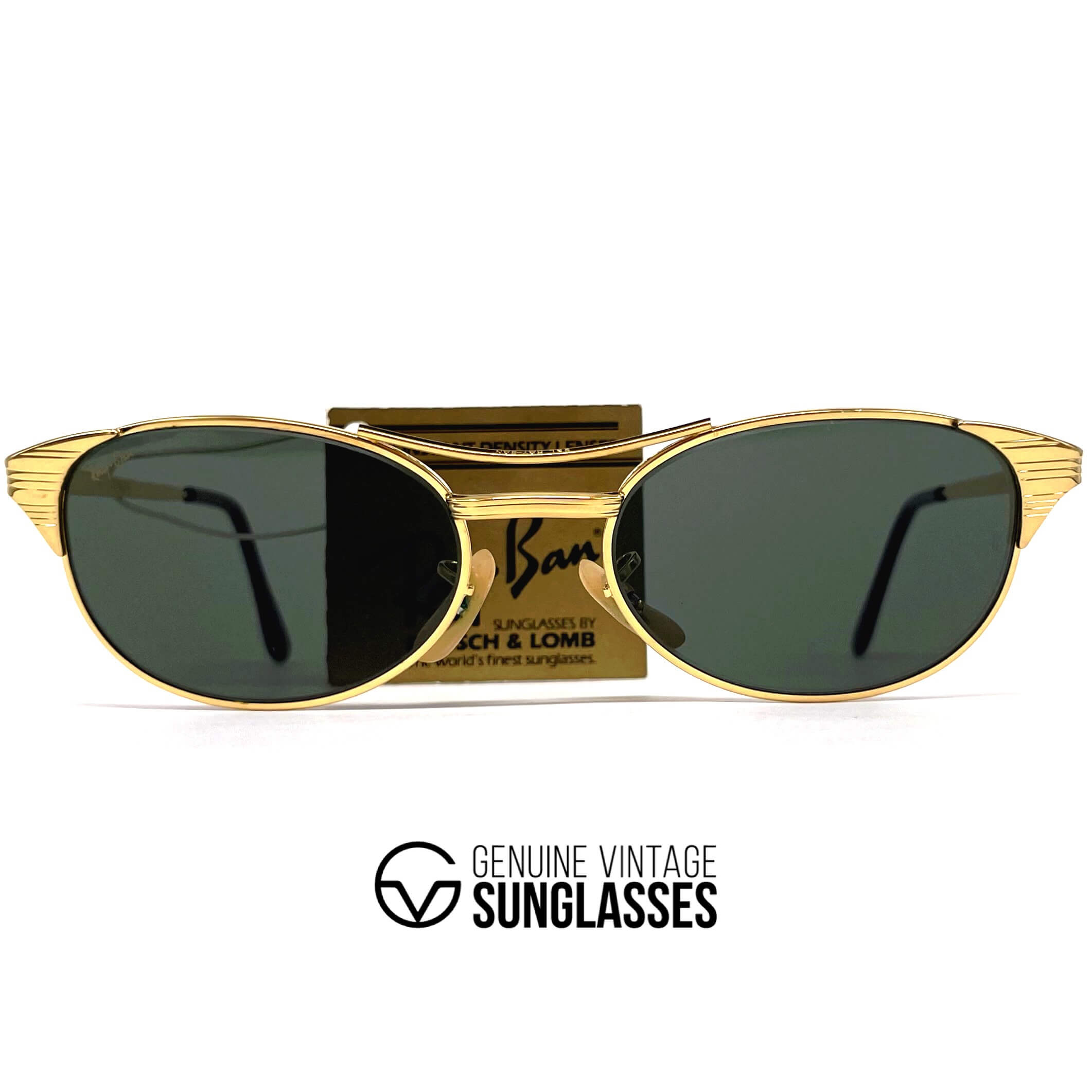 Vintage RAY-BAN Signet W1394 gold sunglasses