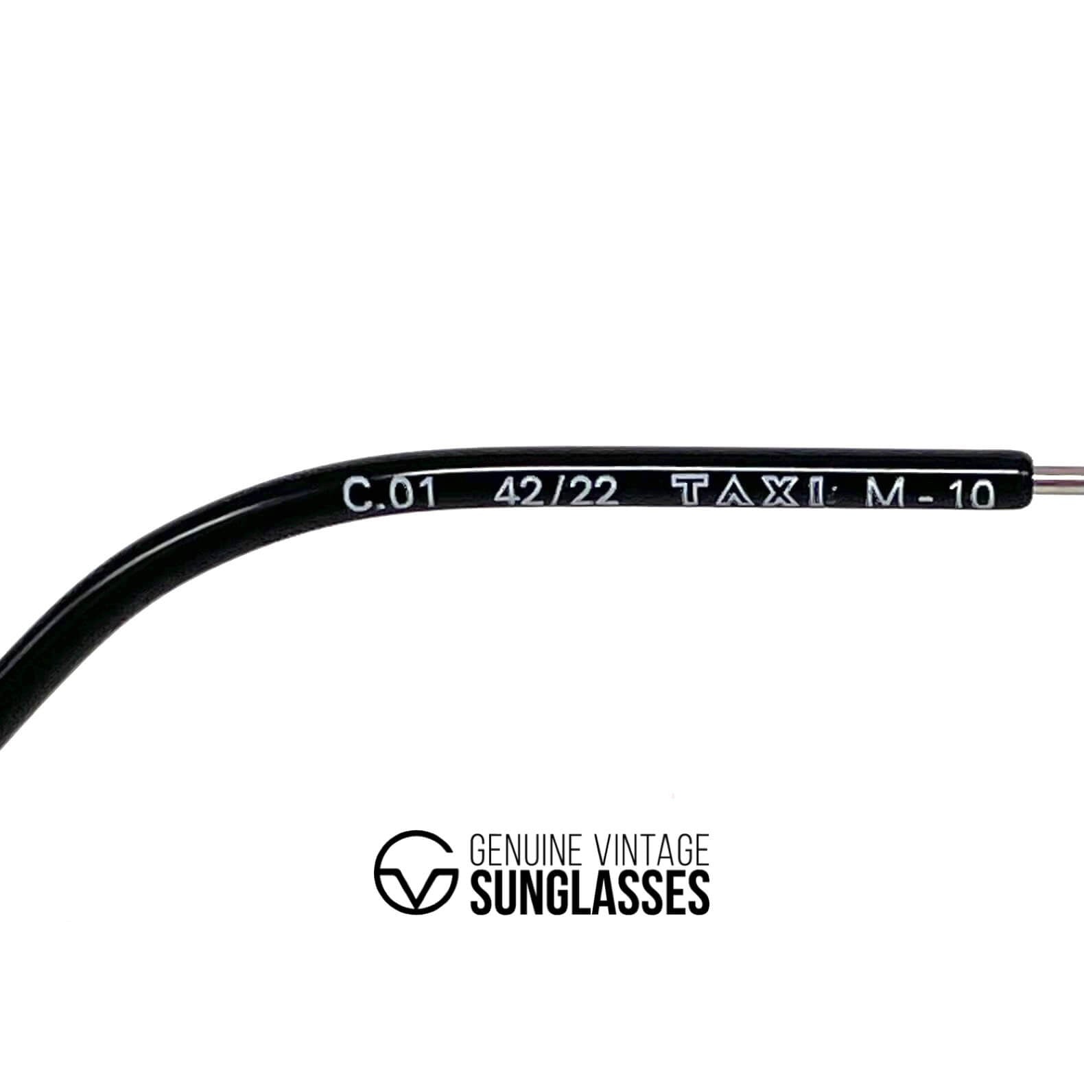 Vintage TAXI M-10 by CASANOVA unconventional art sunglasses