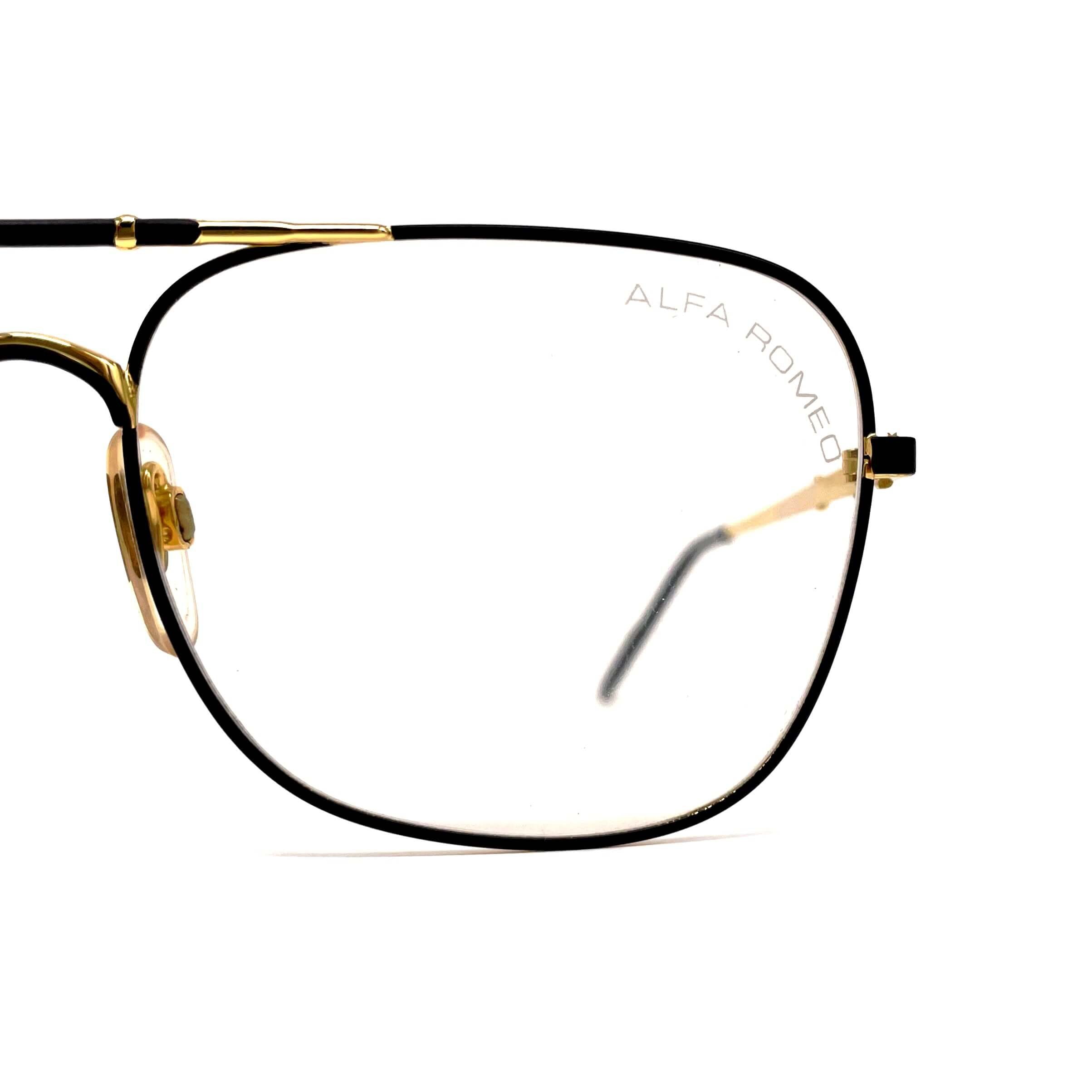 Vintage ALFA ROMEO 114-503 aviator glasses frames