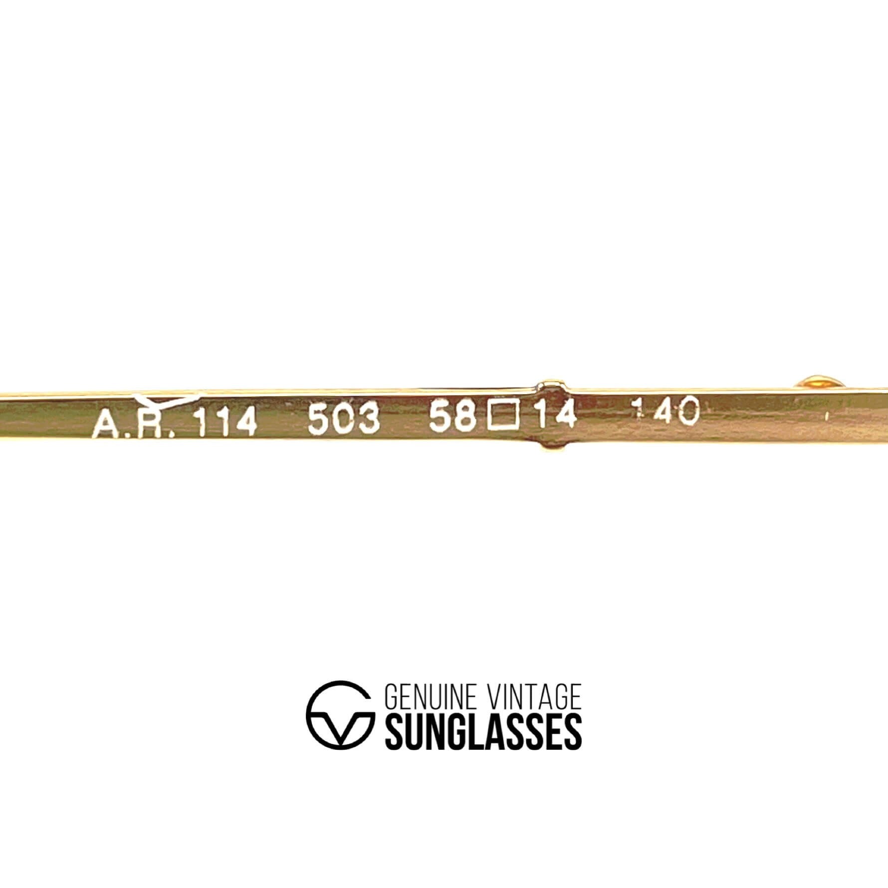 Vintage ALFA ROMEO 114-503 aviator sunglasses
