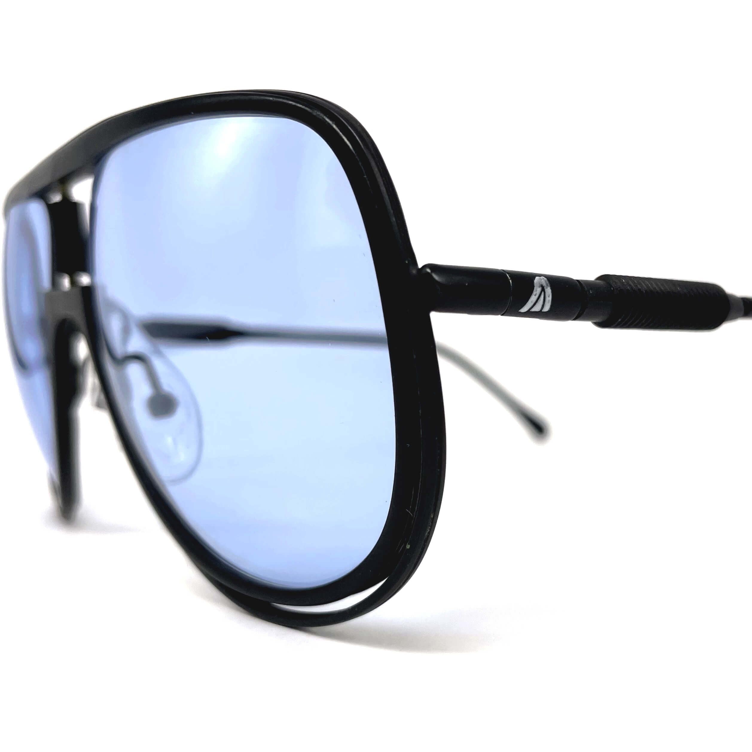 Vintage ALITALIA Classic 500 black aviator sunglasses