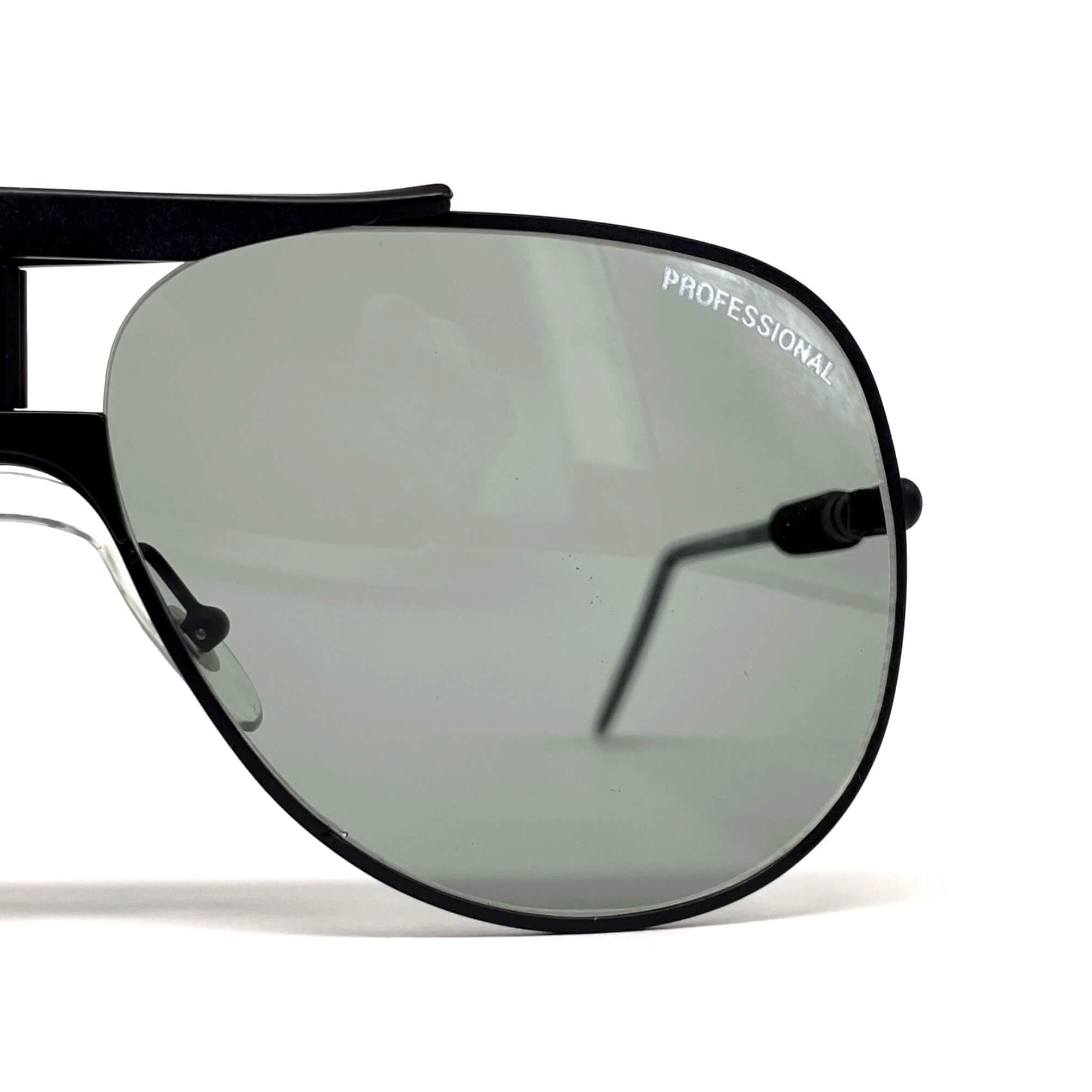 Vintage ALITALIA Professional 560 black aviator sunglasses