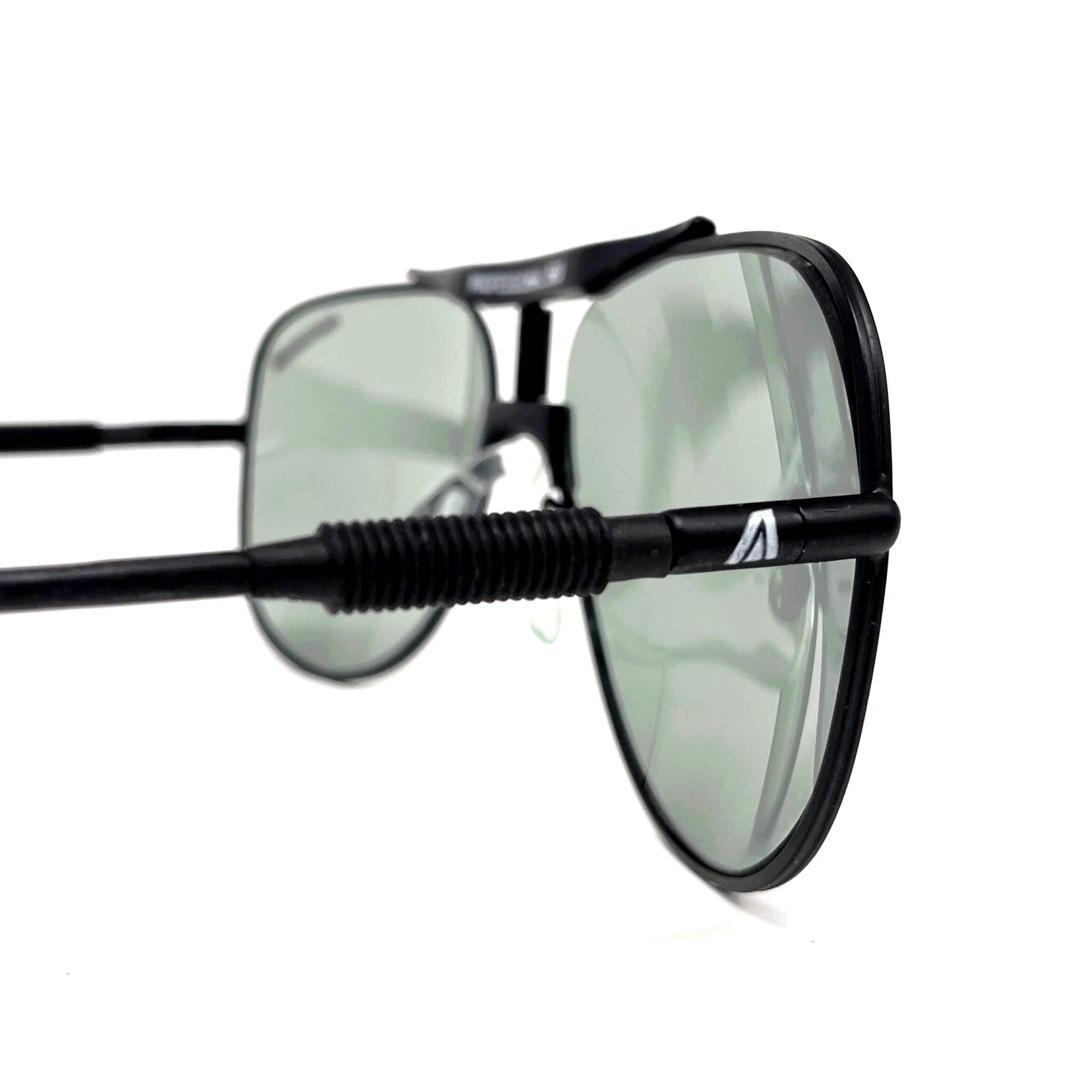 Vintage ALITALIA Professional 560 black aviator sunglasses